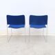 Pair of “4/40” stacking chairs by David Rowland for Howe (USA)