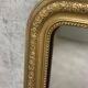 Antique Louis Philippe gilded vintage fireplace mirror - 86.5 x 62 cm