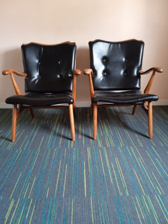 Pair of Scandinavian armchairs