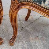 Paire de fauteuils style Louis XV Cabriolet ancien