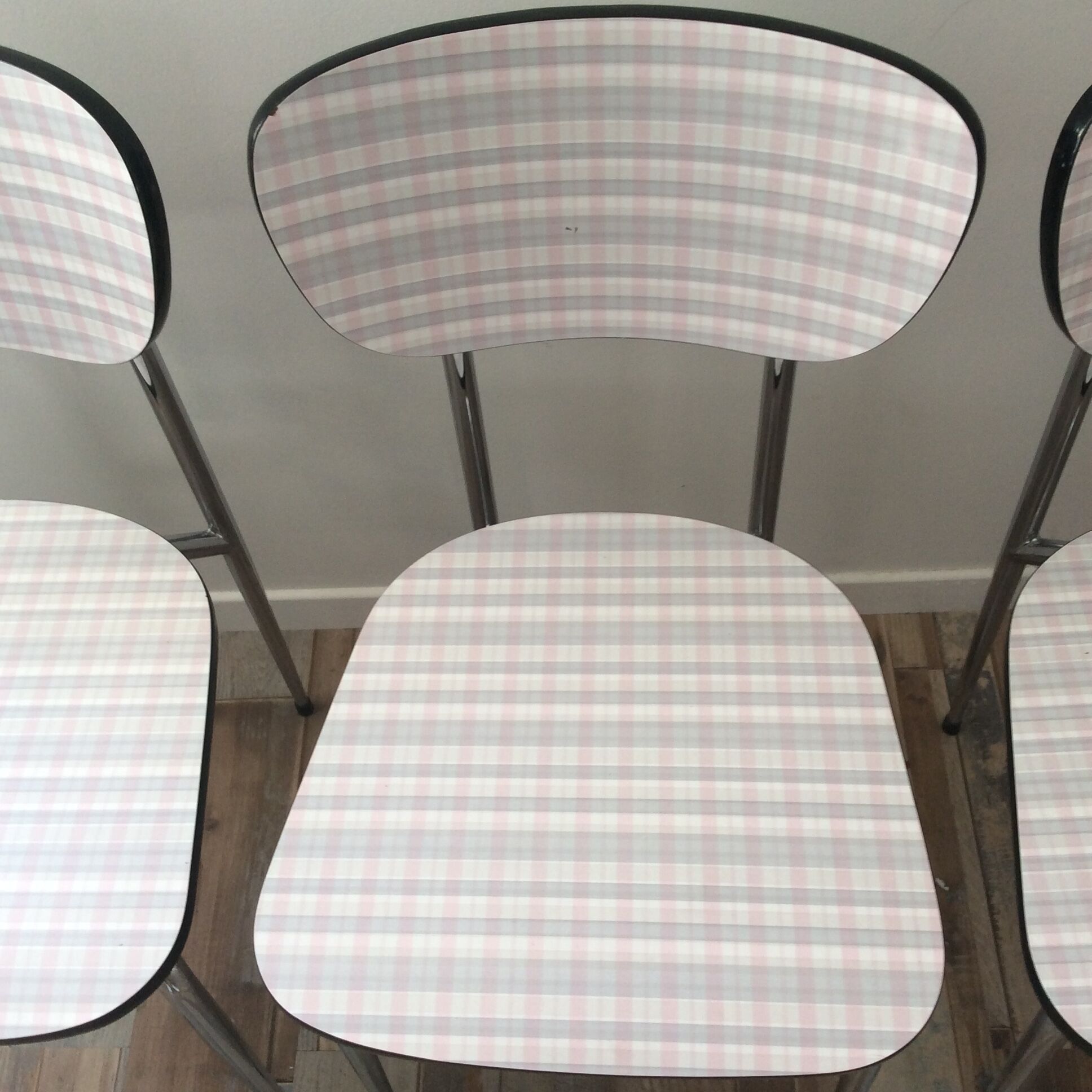 4 Formica chairs from the 60s and 70s