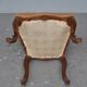 Set of 6 chairs style Louis XV Walnut end XIX