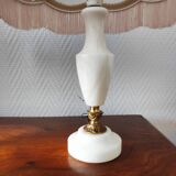 Pair of vintage alabaster lamps