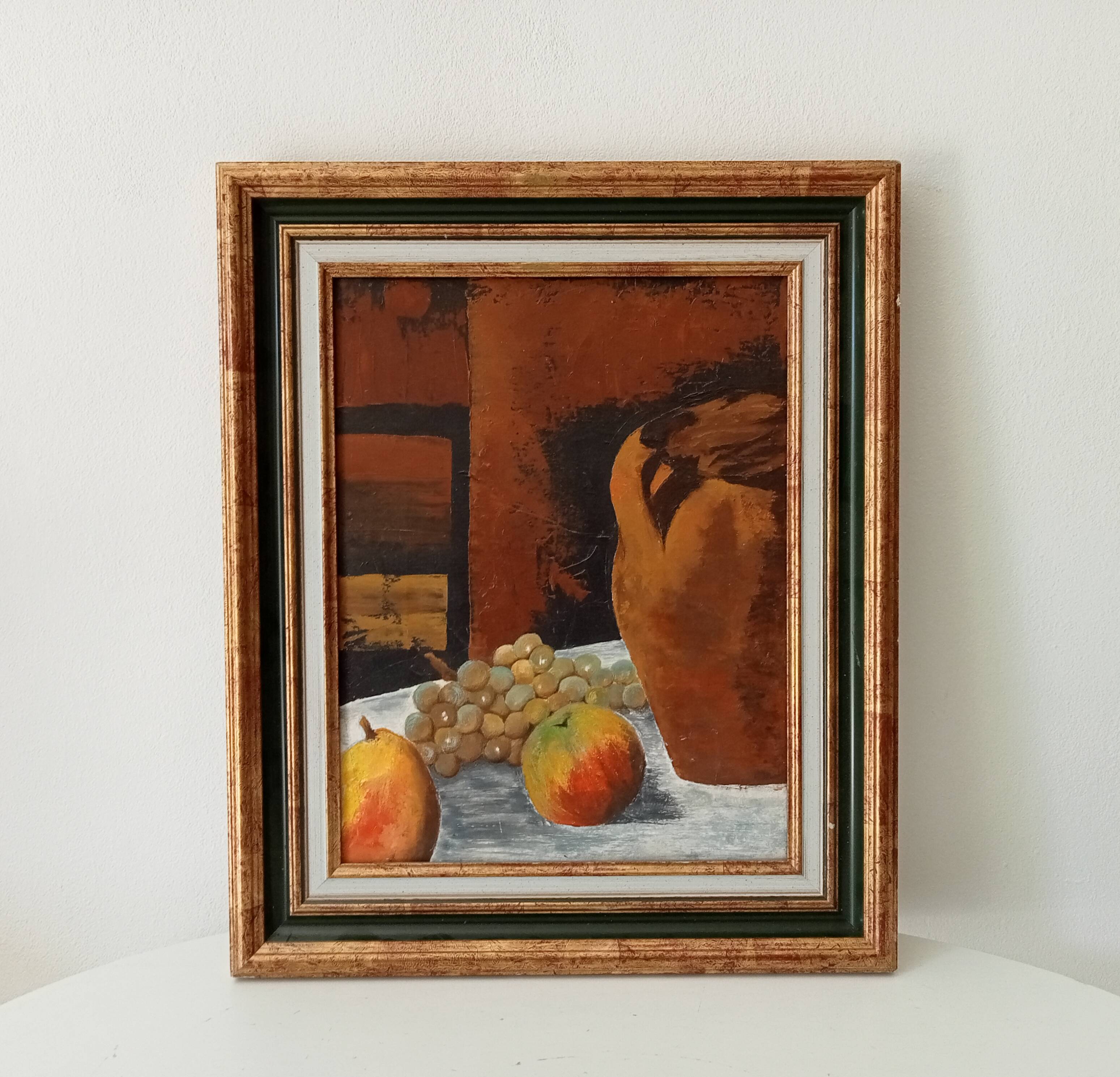 Tableau Nature morte huile sur toile