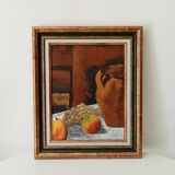 Still life painting oil on canvas