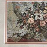 Basket of roses painting