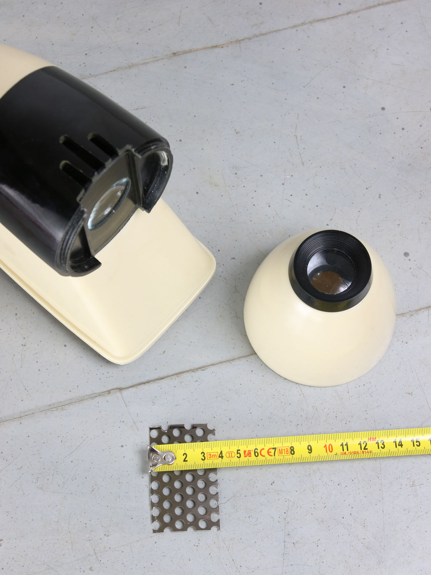Mid-century cream projector from bakalite