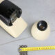 Projecteur crème mid-century de bakalite