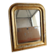 Antique Louis-Philippe gilded small mirror