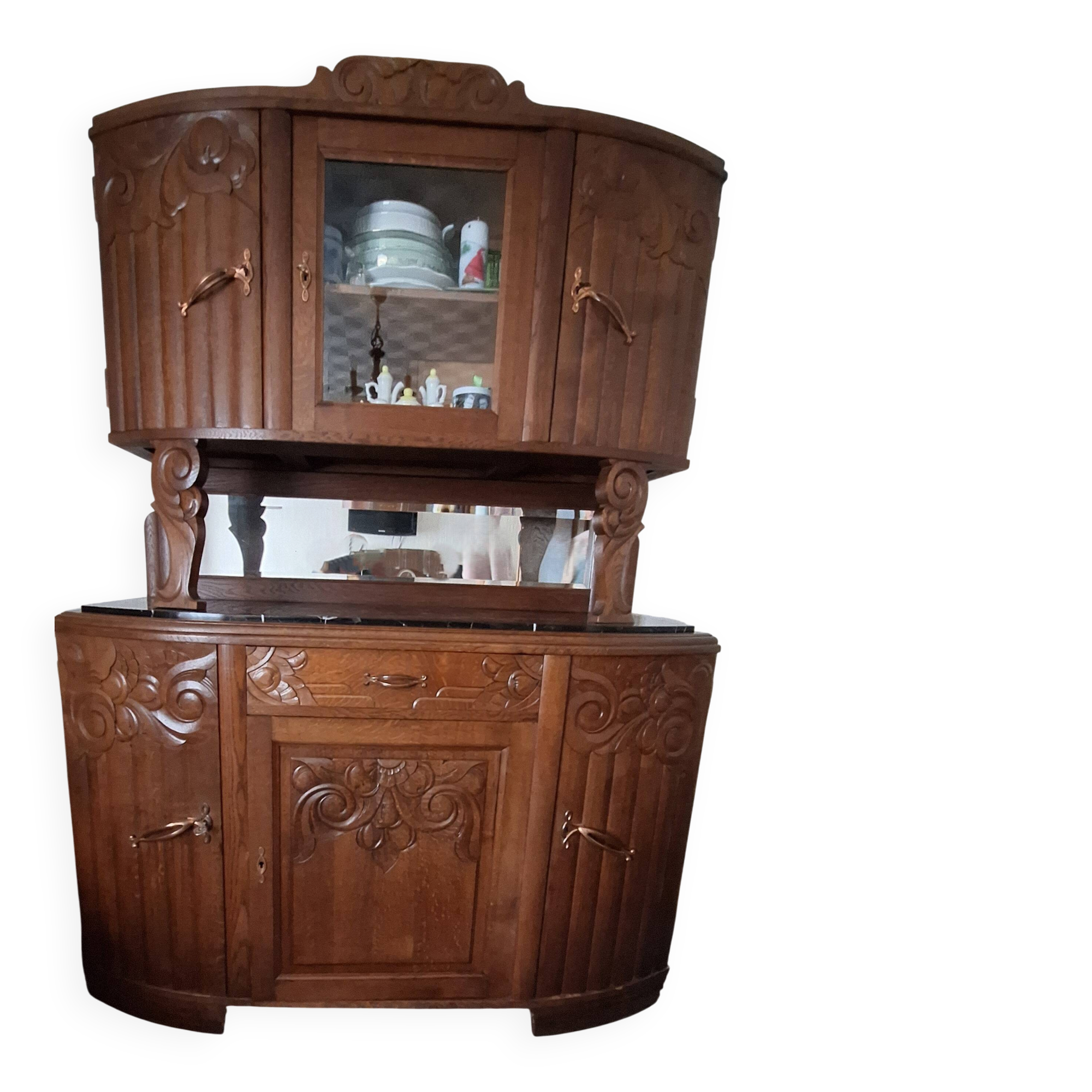 Art Deco Oak Sideboard – Very good condition