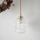 Baladeuse en verre ciselé