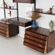 PS System Modular Shelving, Rosewood Veneer, Danish, 1960s
