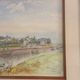 Norman Breton Harbour Watercolour Saint Valery Port Boats Coastline