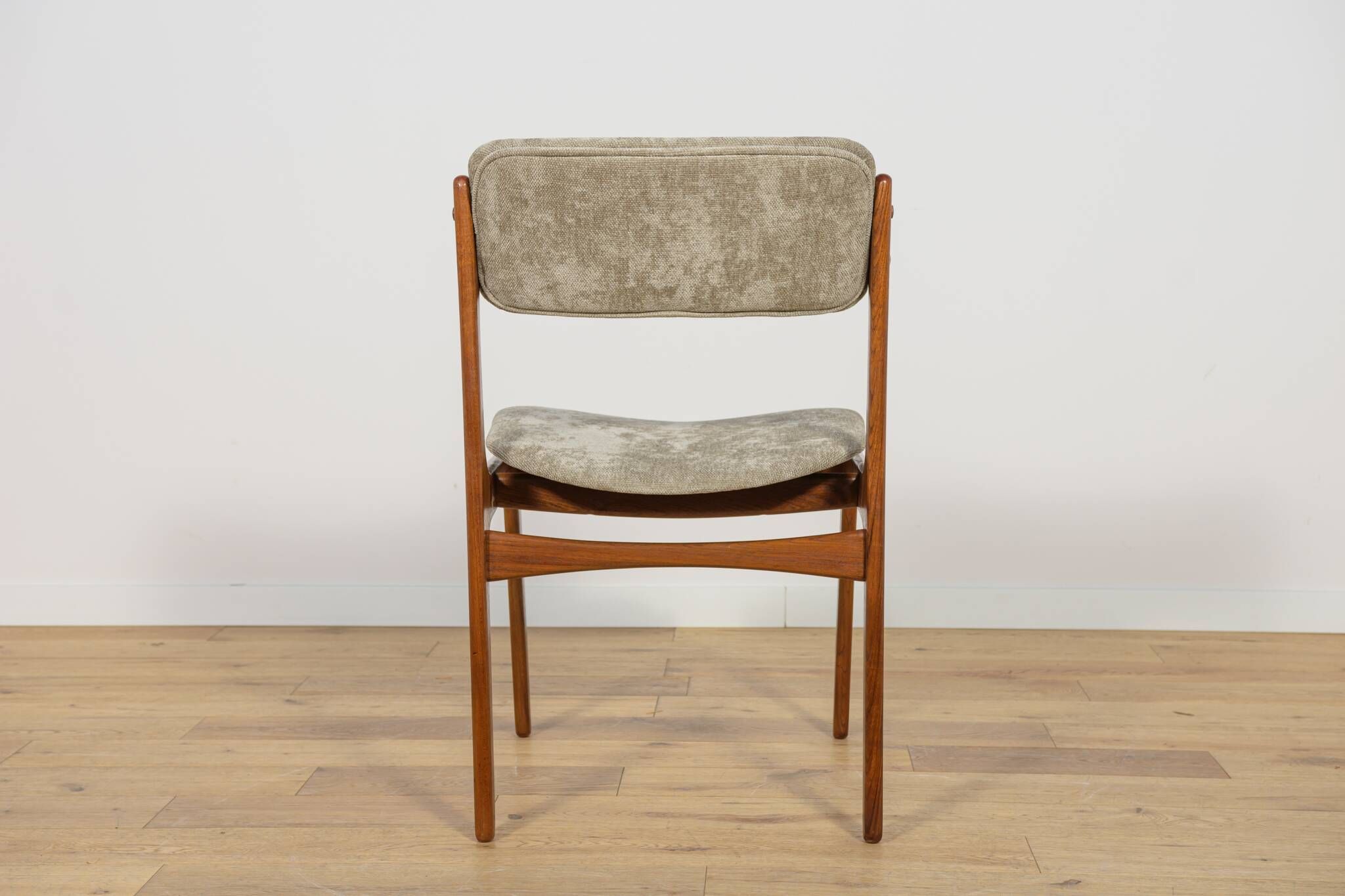 Mid-Century Model 49 Dining Chairs in Teak by Erik Buch for Odense Machine Gunning, 1960s, Set of 4
