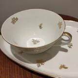 Limoges porcelain cup and tray: a selfish one