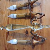 Pair of Bronze Sconces