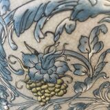 Antique Chinese enameled ceramic lamp
