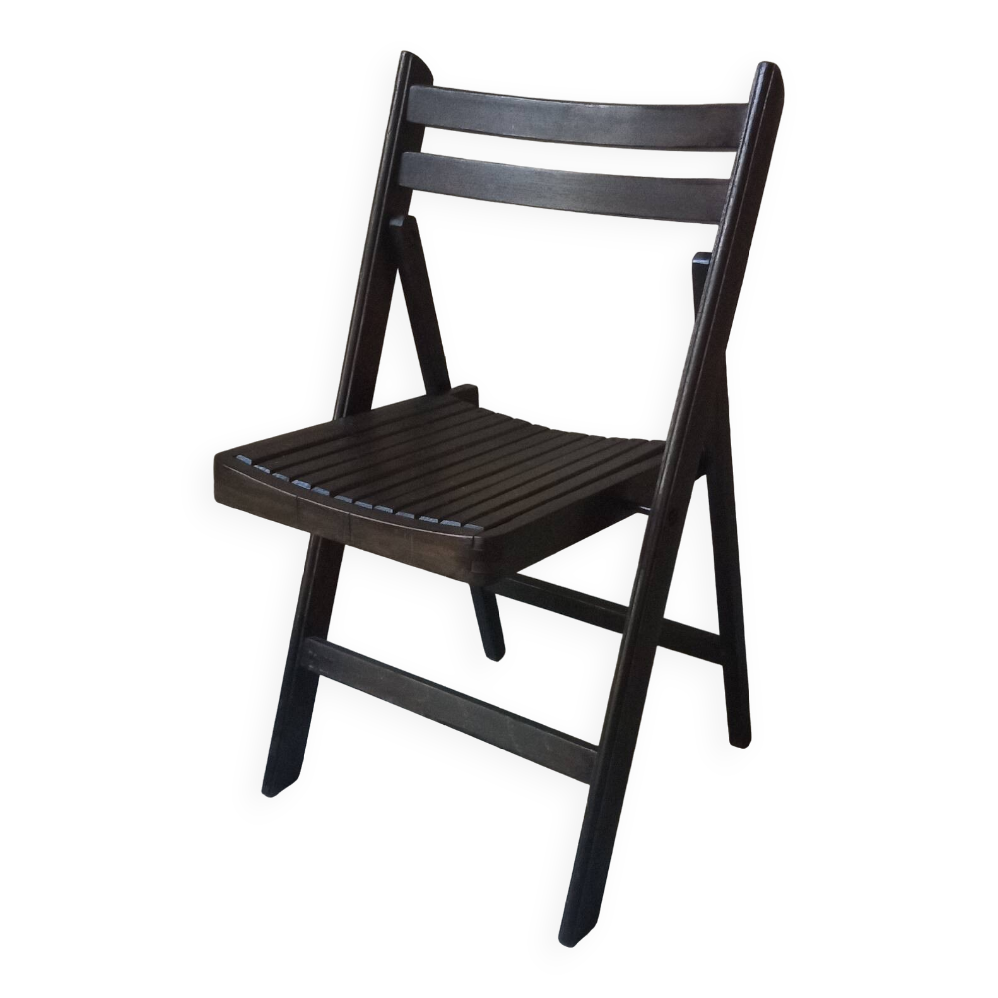Vintage wooden folding chair