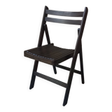 Chaise vintage pliante en bois