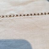 Embroidered flat sheet and monogram handmade 2,80x2.05 m