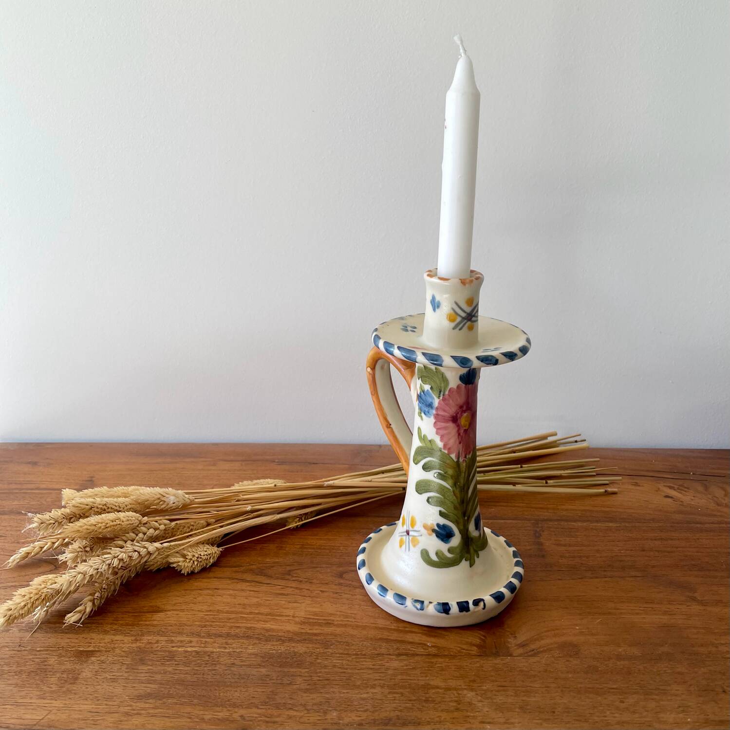 Talavera ceramic candle holder