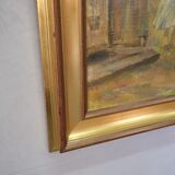 David Wallin (1879-1957), Romantic Painting , 1917, Oil on Canvas, Framed