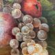Antique oil painting on canvas "Still Life with Fruit" signed O. Leblond 1922