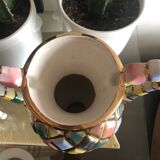 Italian vase harlequin color