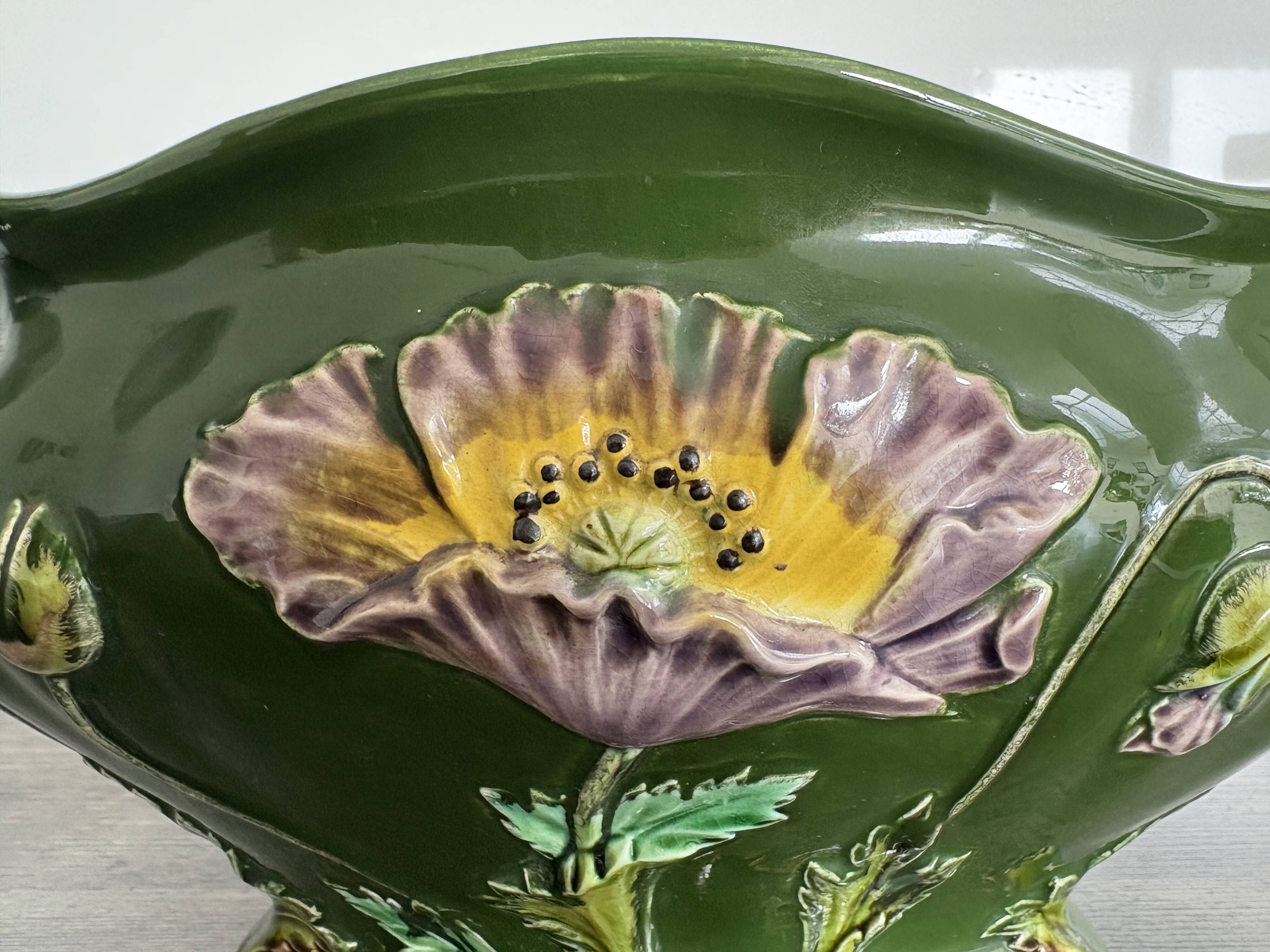 Large antique planter De Bruyne Frères 1900