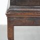 Unieke antieke Engelse kast/ cabinet on stand van eikenhout uit de 17e eeuw