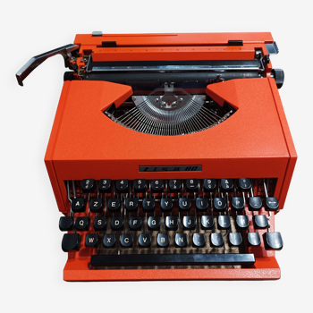 Machine à écrire Olivetti Lisa 80 Orange (Rare)
