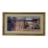 "Coastal Fishing Scene" by Göte Rex