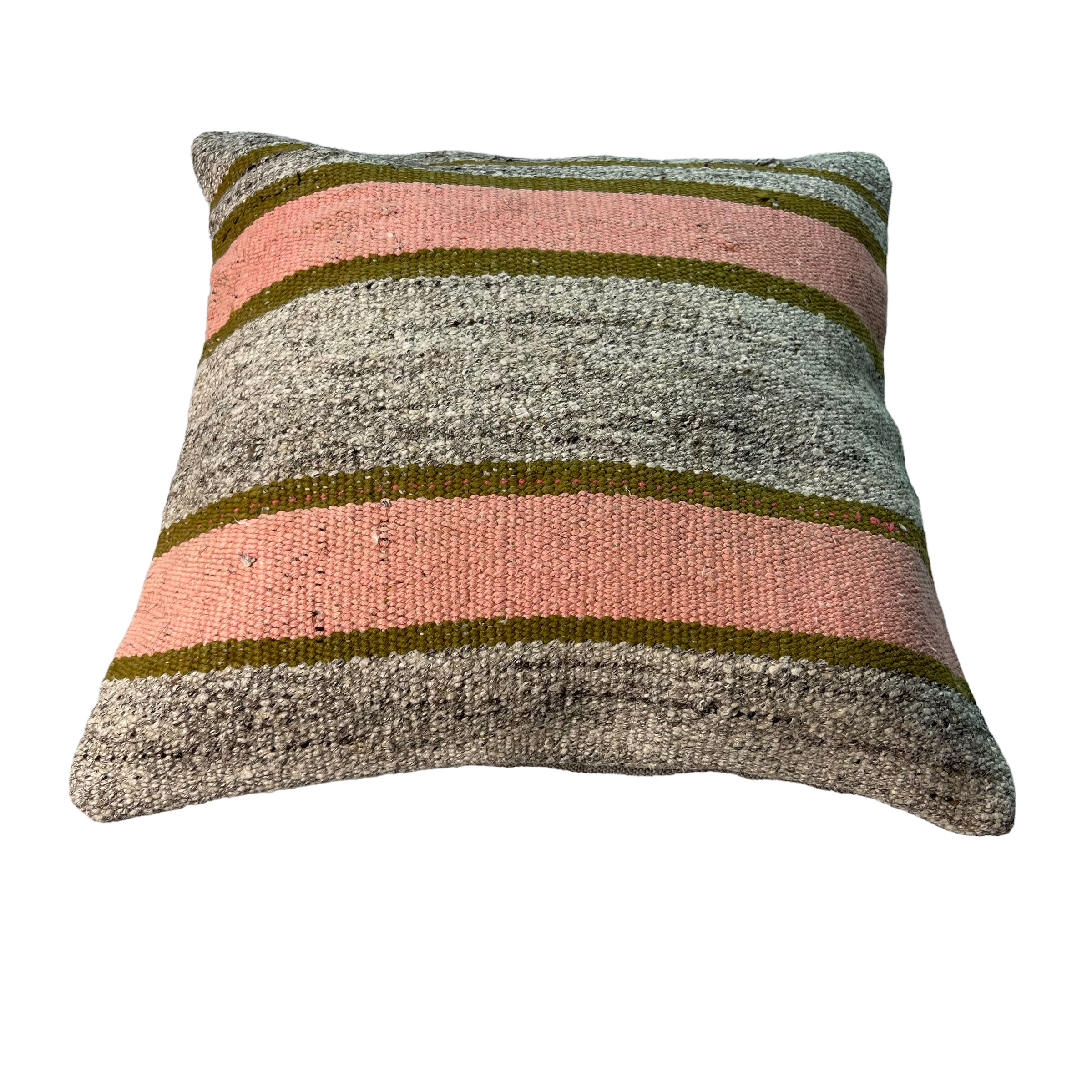 Vintage turkish kilim cushion cover 40 x 40 cm