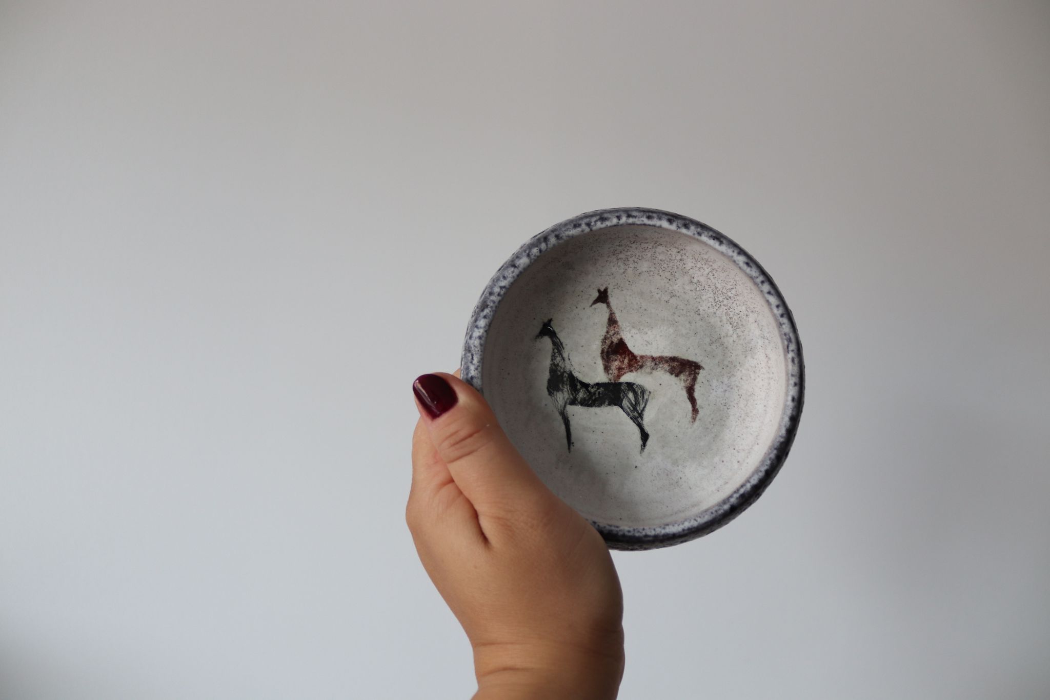 Coupelle girafes en céramique