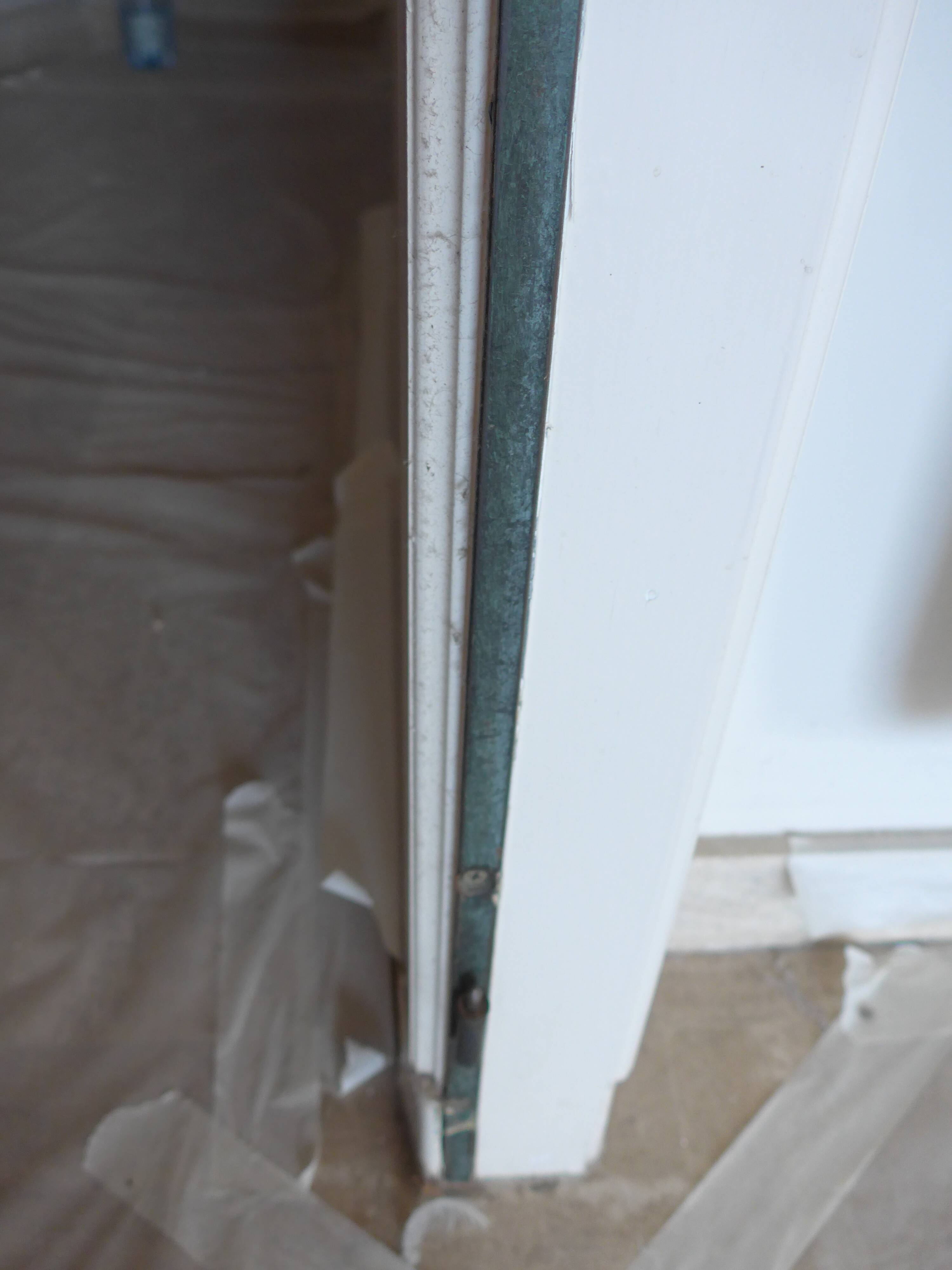 Double wrought iron door