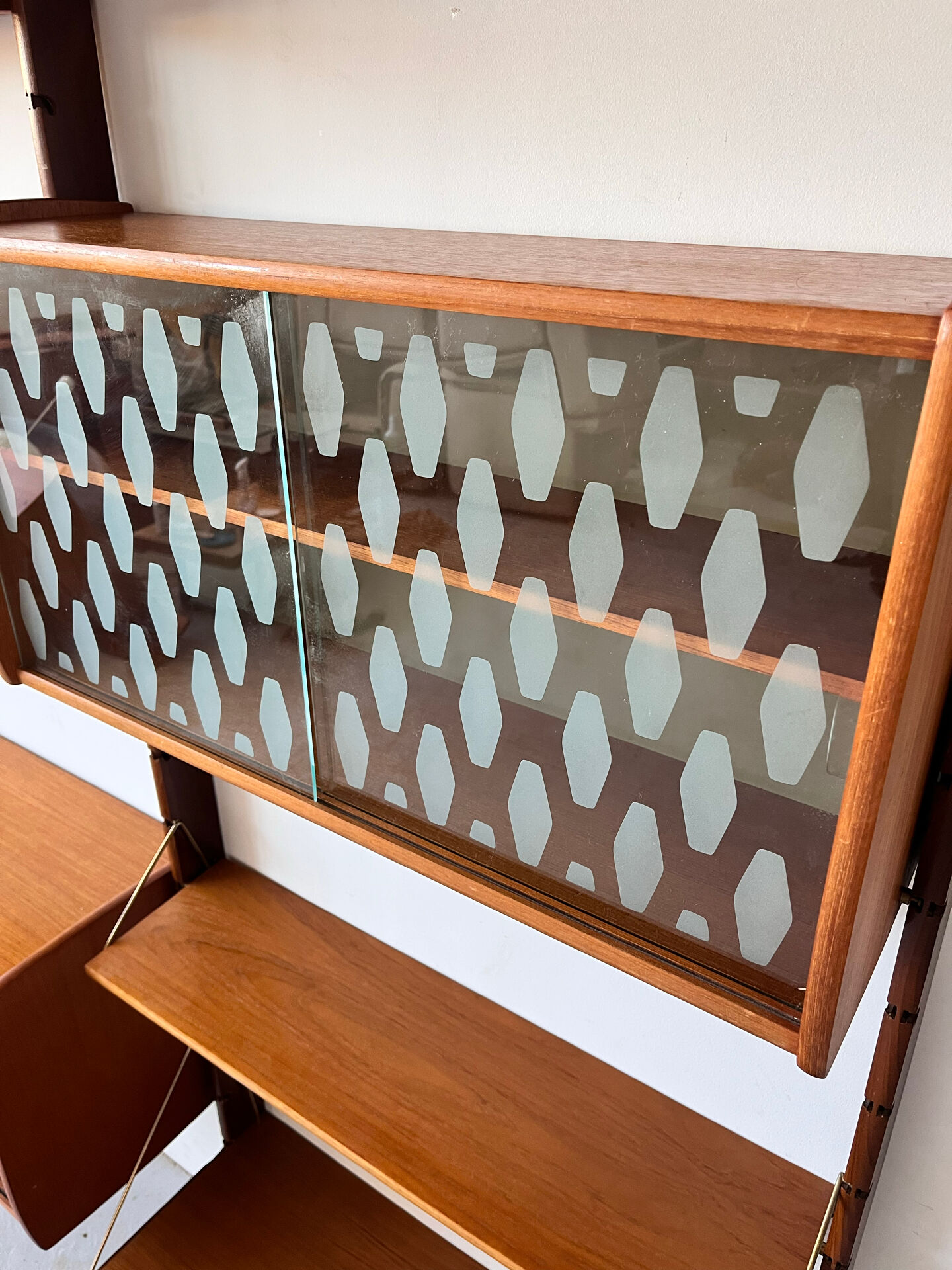 Teak Mid Century Modular Bookcase, 1960’s Norway