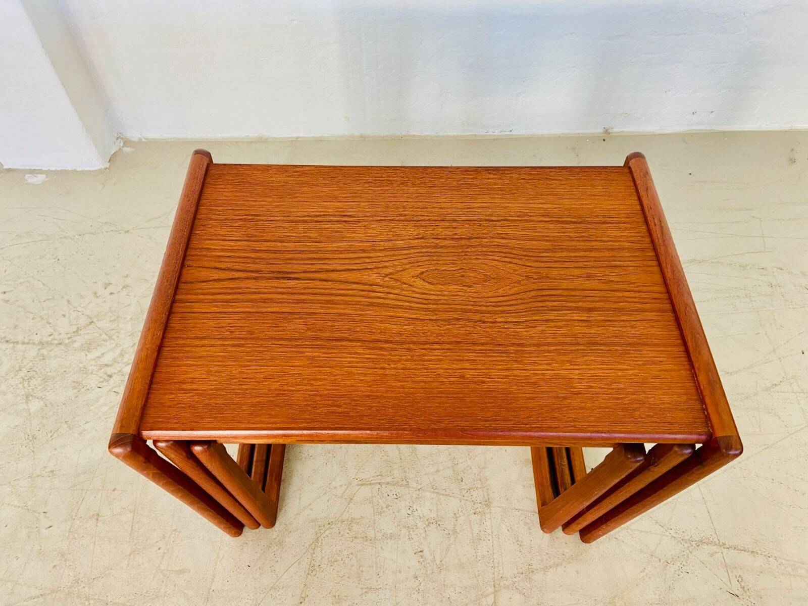 Vintage Danish mid-century retro Kai Kristiansen nesting tables 1960s