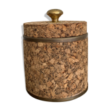 Vintage cork ice bucket