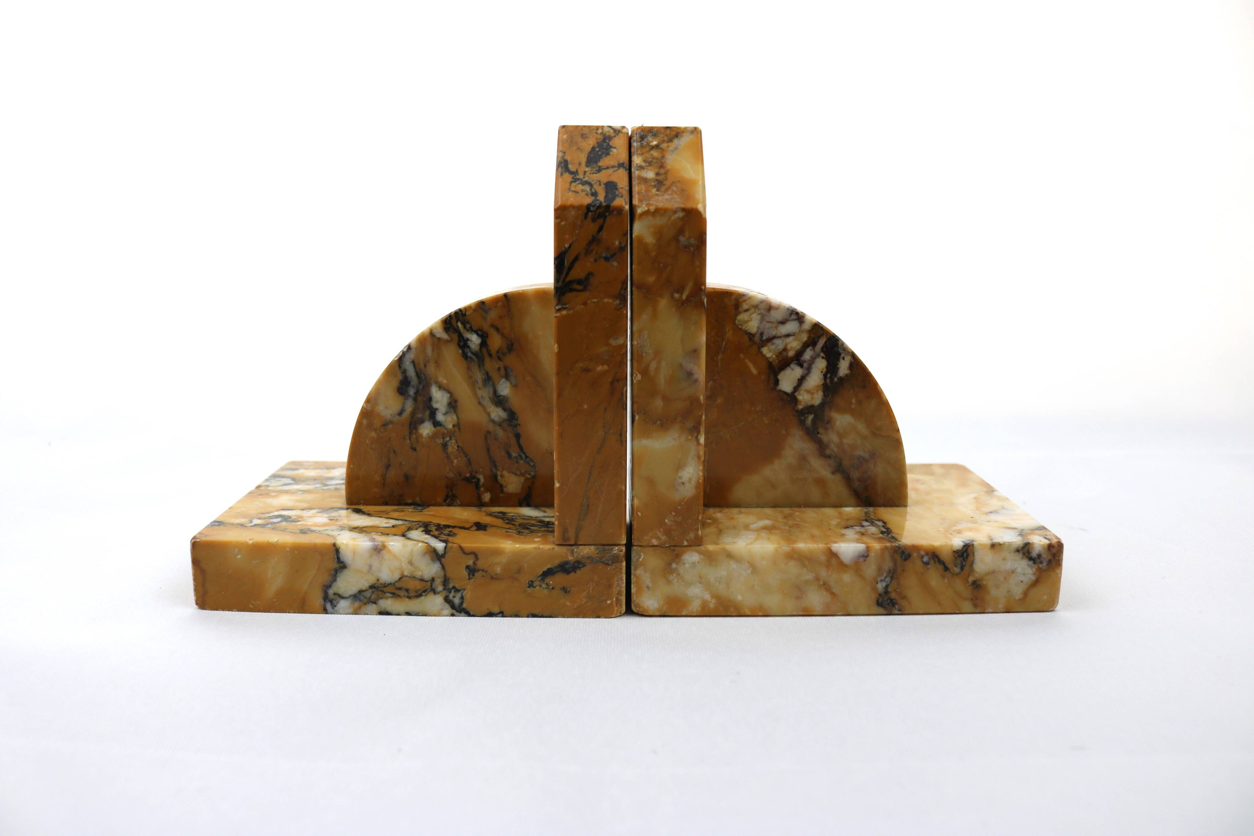Pair of Marble Bookends