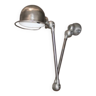 Jieldé industrial wall lamp Jean Louis Domecq 2 arms glossy varnish