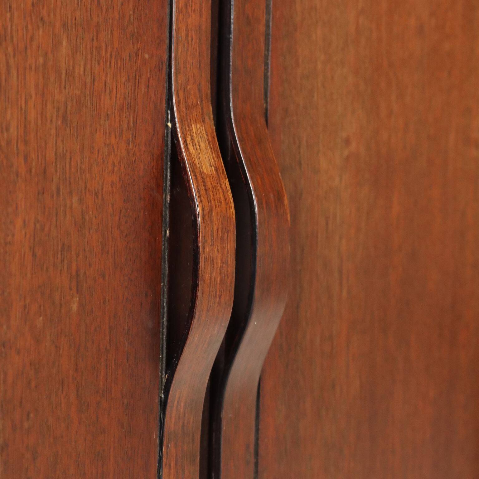 Vintage sideboard in exotic wood, Italian design, 1960s, original