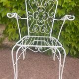 Fauteuils provençaux en fer forgé