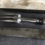 Carving cutlery set for leg of lamb, félix frères silverware
