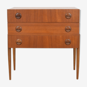 Mid-Century Teak Chest of Drawers from Hans Hawig Möbler, 1960s.