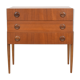 Commode en teck de Hans Hawig Möbler années 1960.