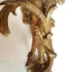 Pair of Régence style wall sconces in gilded bronze
