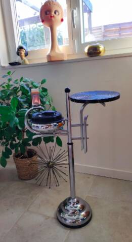 Art Deco smoker's side table from the 1930s.