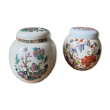 Set of two English ceramic pots