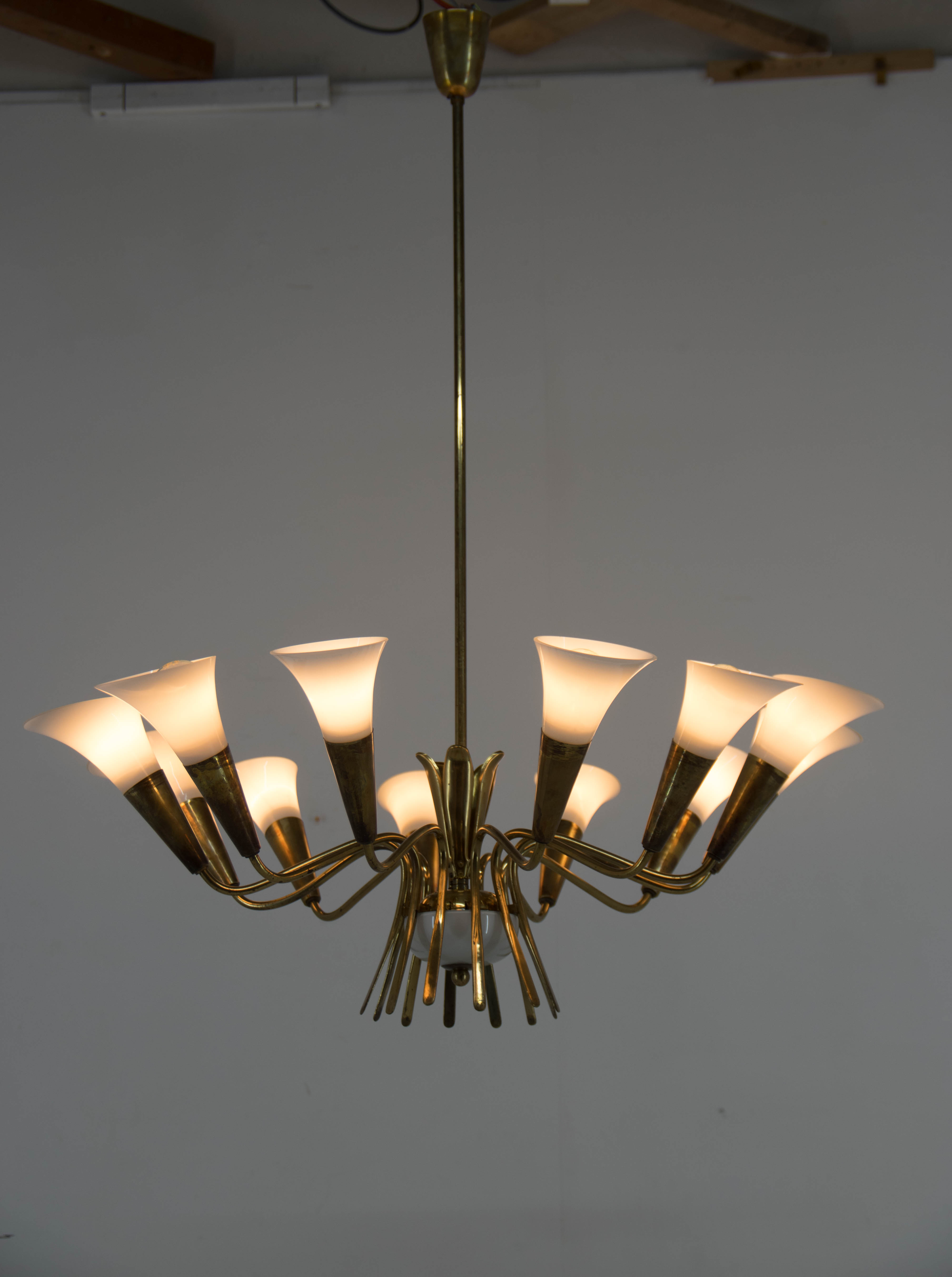 Chandelier by kamenicky senov, expo 1958