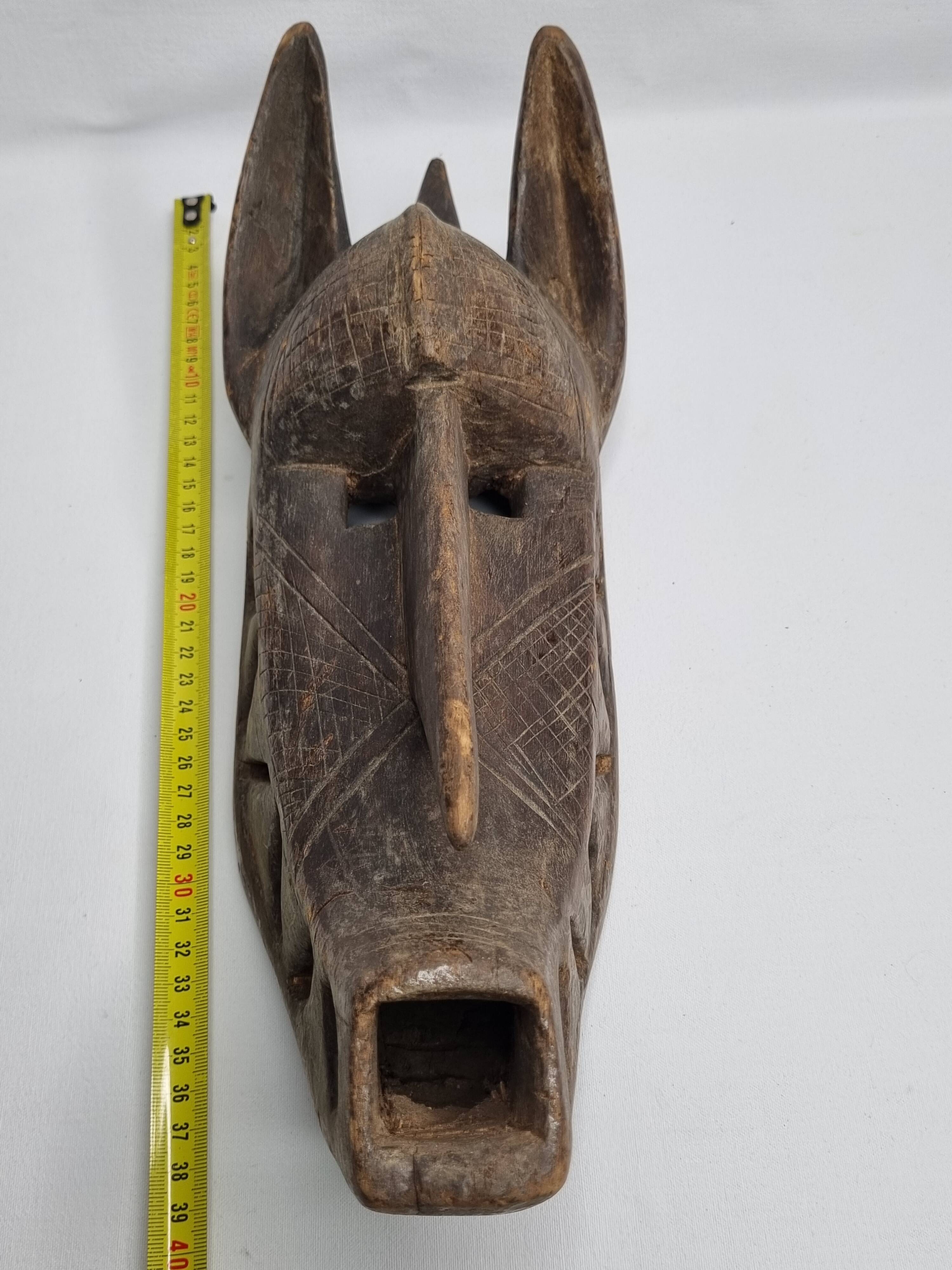 African Suruku mask from Koré, Bambara, Mali, mid-20th century